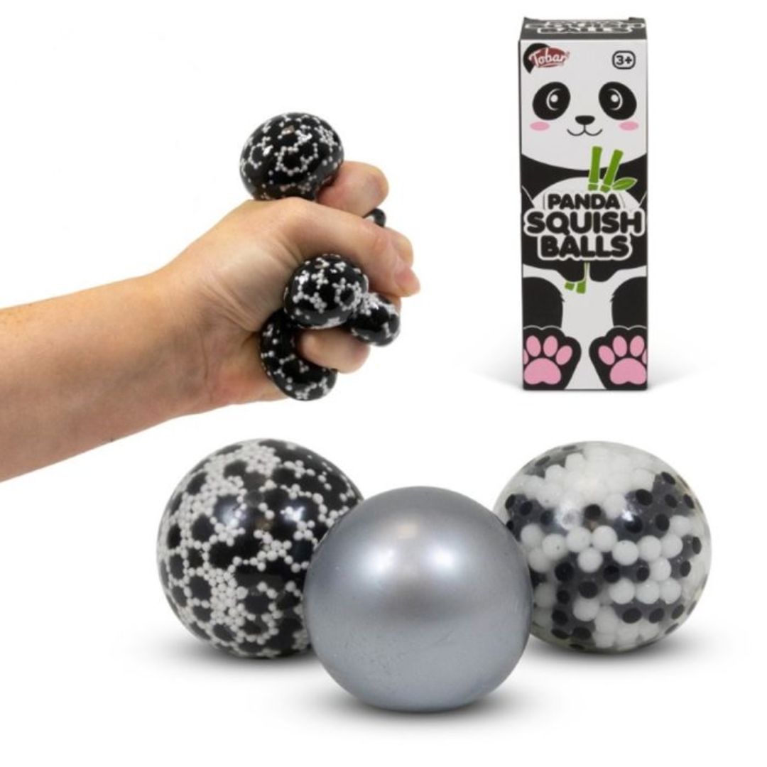 Panda Diddy Squish Balls (3pk)