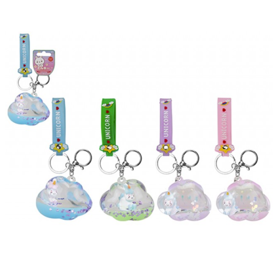 Liquid Motion Cloud Keychain