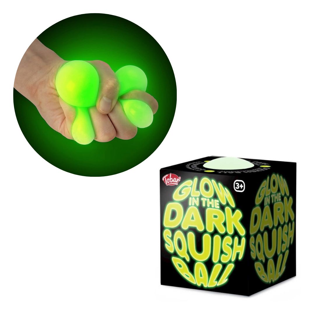 Scrunchems Glow In The Dark Squish Ball