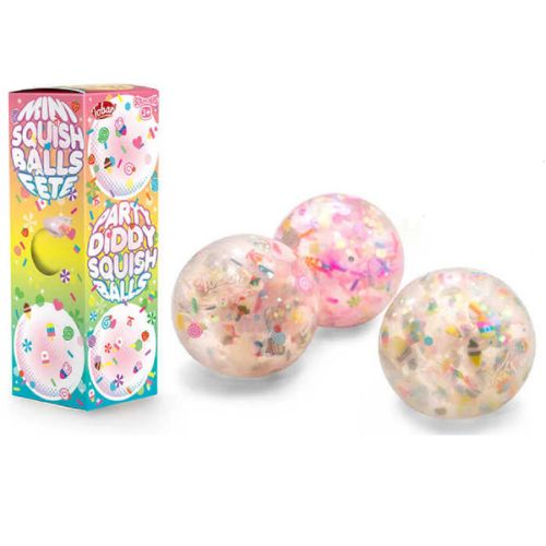 Party Diddy Squish Balls (3 pack)