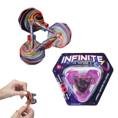 Patterned Infinite Twist Fidget