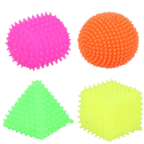 Spikey Neon Squeeze Shapes