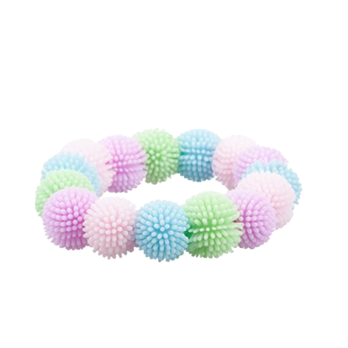 Pastel Pom Pom Bracelet