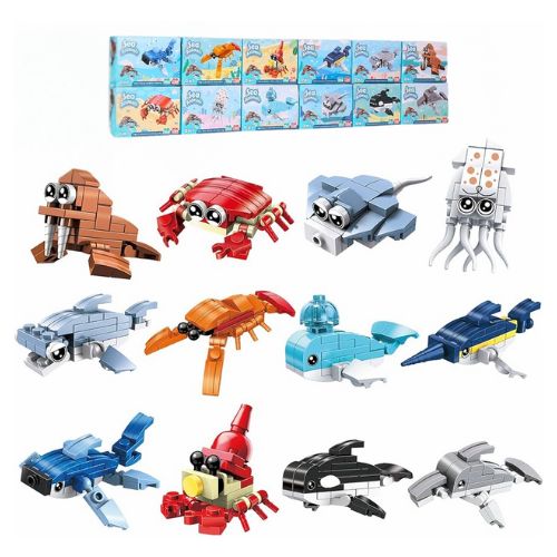 Sea Animals Building Blocks