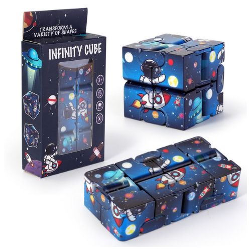 Spaceman Infinity Fidget Cube