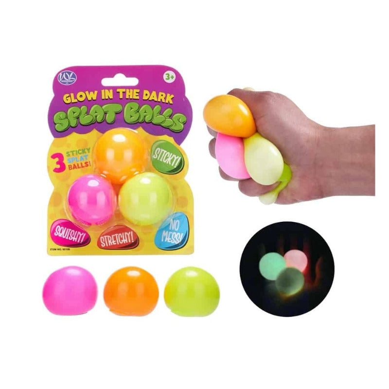 Glow In The Dark Splat Balls (3 Pack)